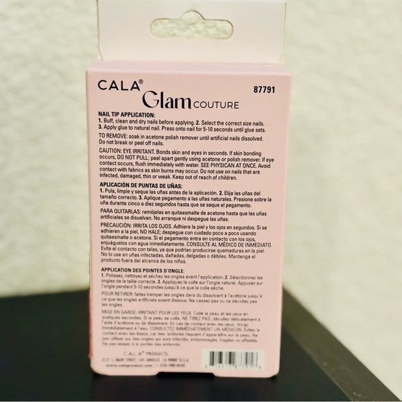 CALA Glam Couture Holiday Nails Durable Flexible Comfortable Flirty Fun Dressy - Picture 3 of 4